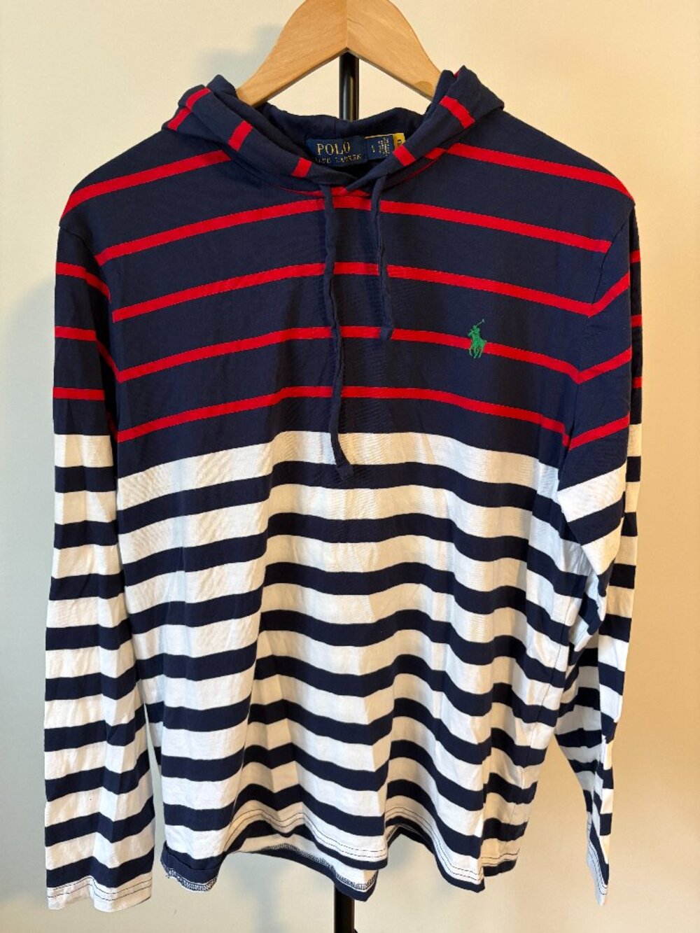 Polo Ralph Lauren Striped Hoodie L